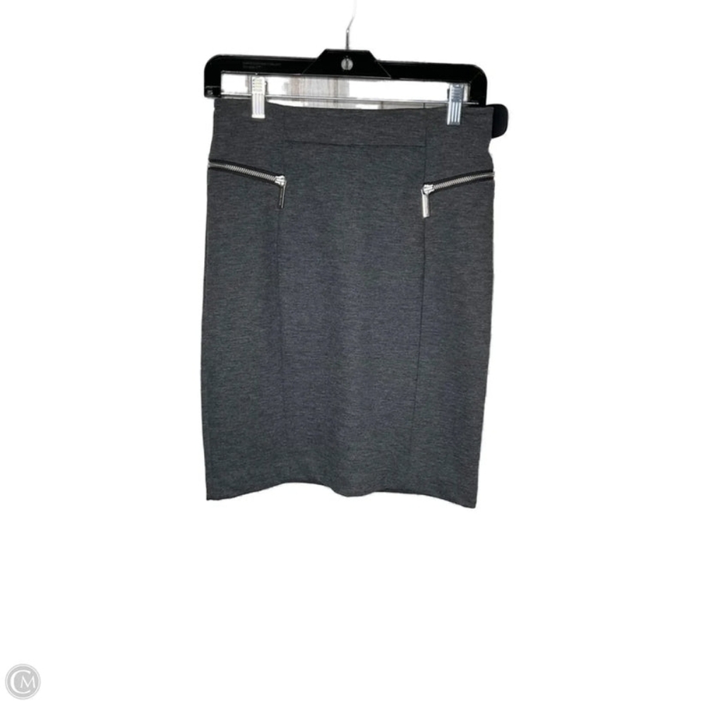 Michael Kors Ponte Stretch Knit Pencil Skirt, Grey Women's Size 4, EUC